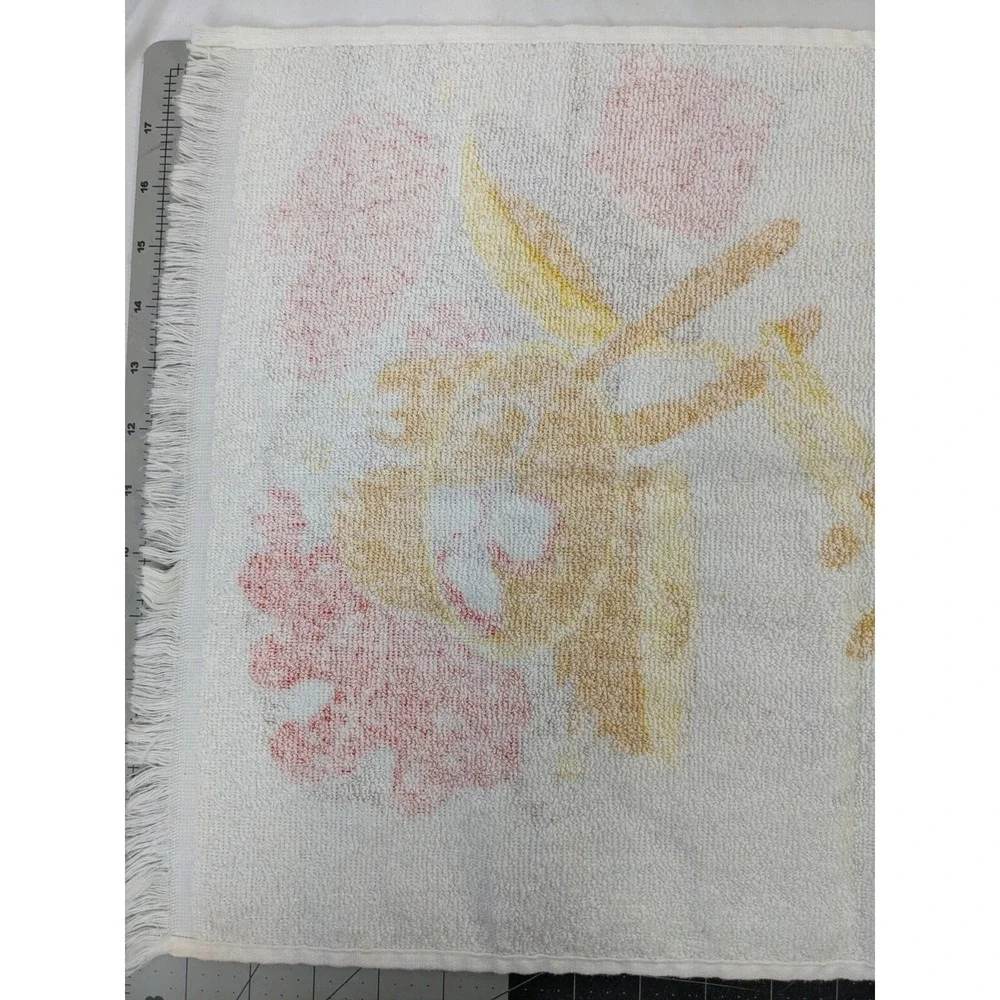 Kitchen Hand Towel Apple Pots Spoon 15x22 Inch‎ Vintage